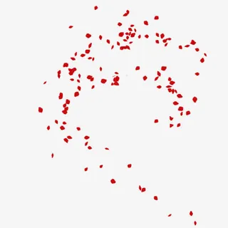 玫瑰花瓣微微点缀免抠