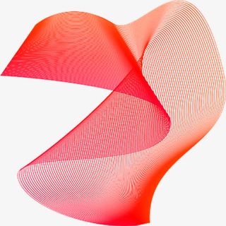 彩色渐变流体设计元素免抠