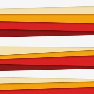 暖色红黄条纹素材免抠