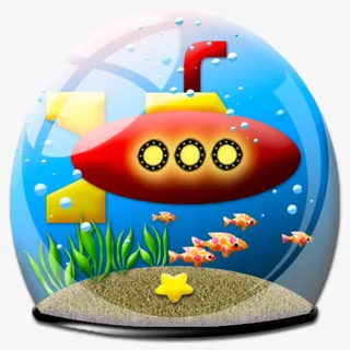 水晶卡通乐园图标下载免抠