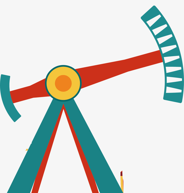 游乐园卡通大摆锤免抠