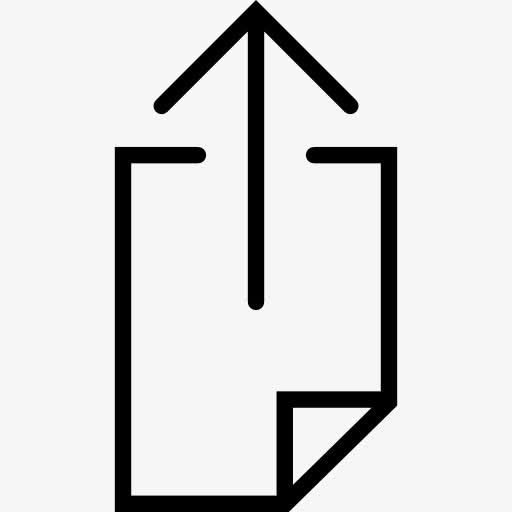 空白页，箭头指向了图标免抠