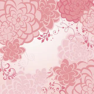 粉色植物花朵底纹免抠