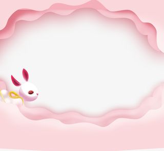 节日立体剪纸装饰免抠