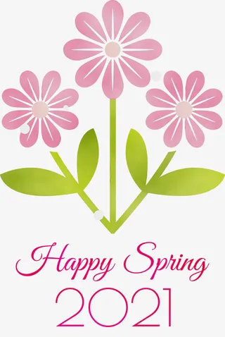 漂亮的红花绿叶创意设计免抠