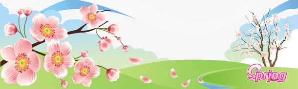 春天花朵免抠