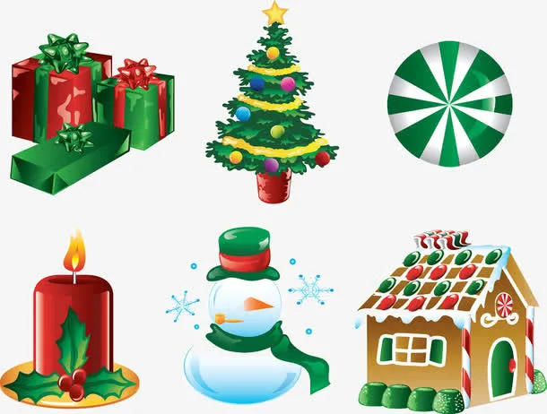 圣诞礼物合集免抠