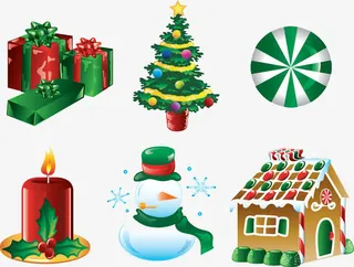 圣诞礼物合集免抠