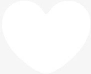 手绘卡通白色爱心免抠