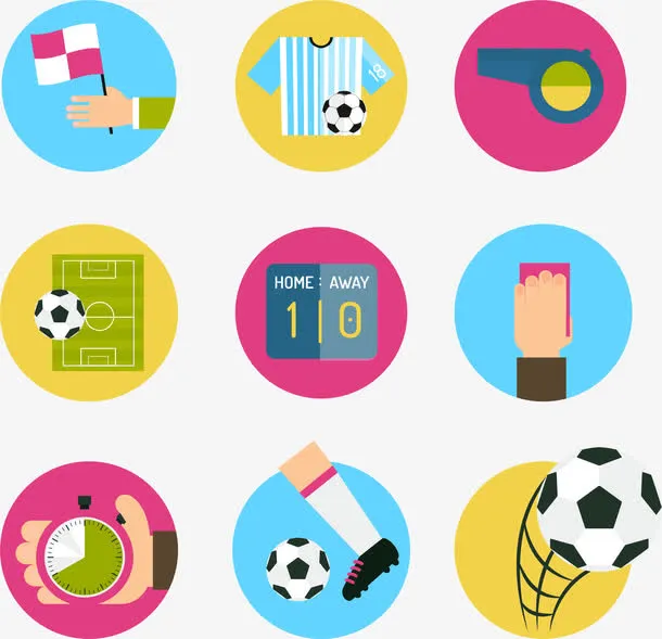 足球运动图标免抠