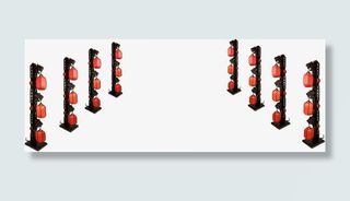 中式婚礼灯笼舞台免抠