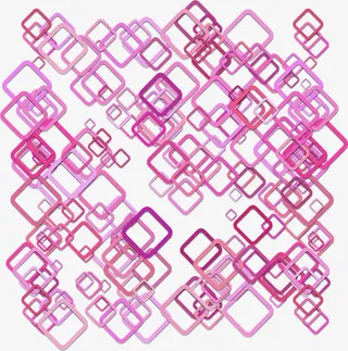 粉色矩形框免抠