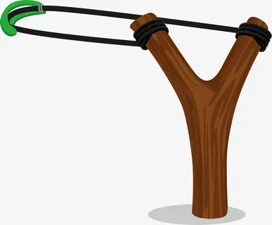 交叉Y型矢量弹弓免抠