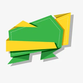 绿色活动标签矢量图免抠