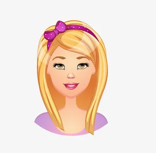 金色长头发女人免抠