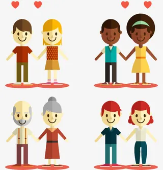 充满爱意的情侣免抠