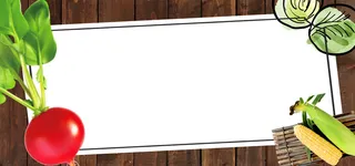 水果蔬菜木纹几何白色背景高清