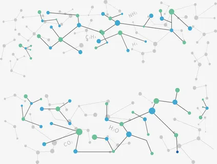 化学分子结构免抠 化学分子结构免抠