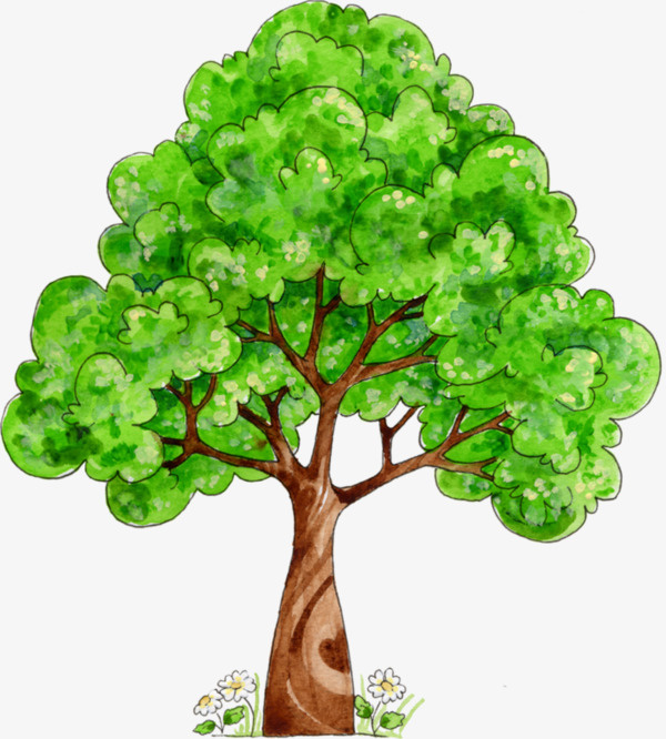矢量大树——植树节免扣素材免抠
