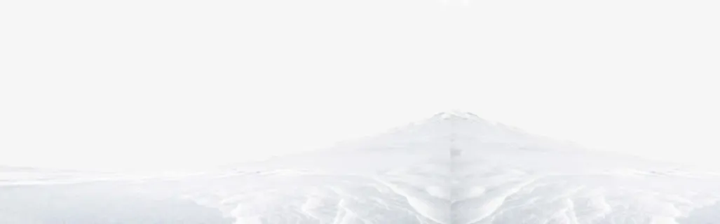 冬日白色冰山雪地美景免抠