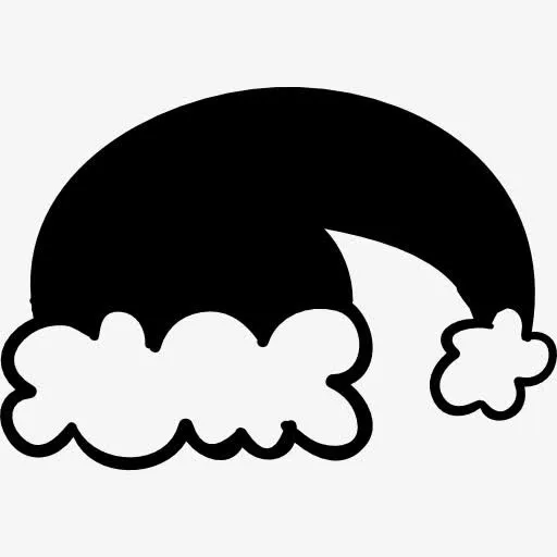 圣诞老人的帽子图标免抠