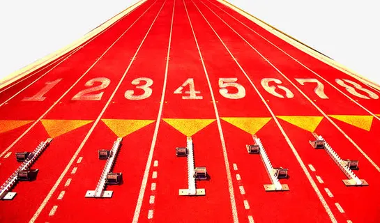 运动会跑道免抠