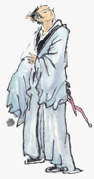 水墨人物免抠