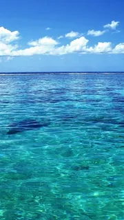 蓝天白云大海H5背景高清 蓝天白云大海H5背景高清
