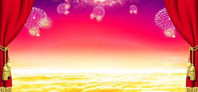 淘宝店铺新年背景图高清