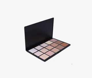 15色修容粉饼免抠