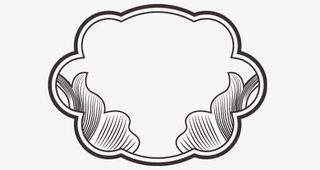 古风花纹装饰框模板古典PNG免抠