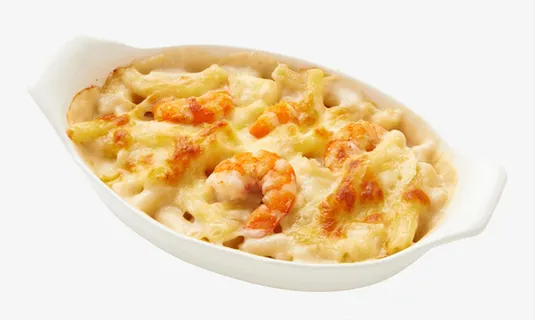 虾仁海鲜焗饭PNG免抠