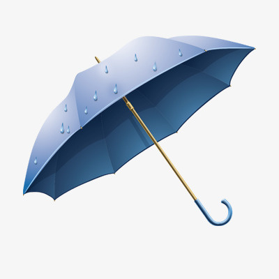 一把带有雨珠的雨伞免抠