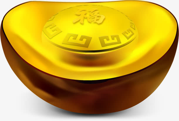 元宝新年快乐海报设计免抠