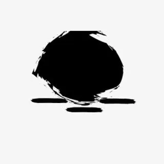 黑色墨迹文字框素材免抠