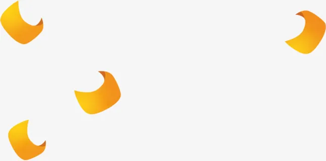 黄色渐变漂浮金币免抠