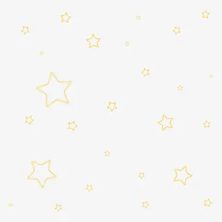 金色星星线稿涂鸦底纹免抠 金色星星线稿涂鸦底纹免抠