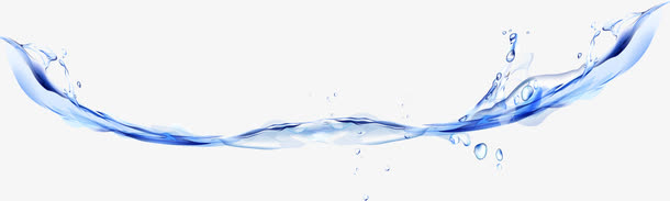 上方水波纹状夏天免抠