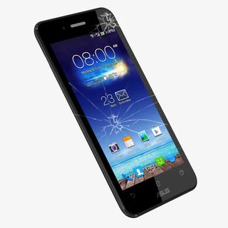 碎屏安卓智能手机免抠