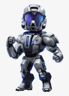 灰色高清盔甲机器人免抠