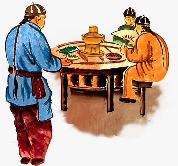 古时候民间打边炉免抠