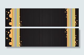 黑色炫酷banner科技背景高清