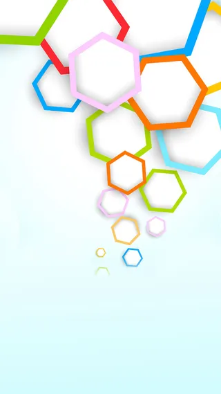 三维立体彩色几何背景高清