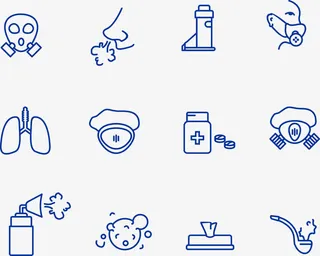 帮助呼吸工具免抠