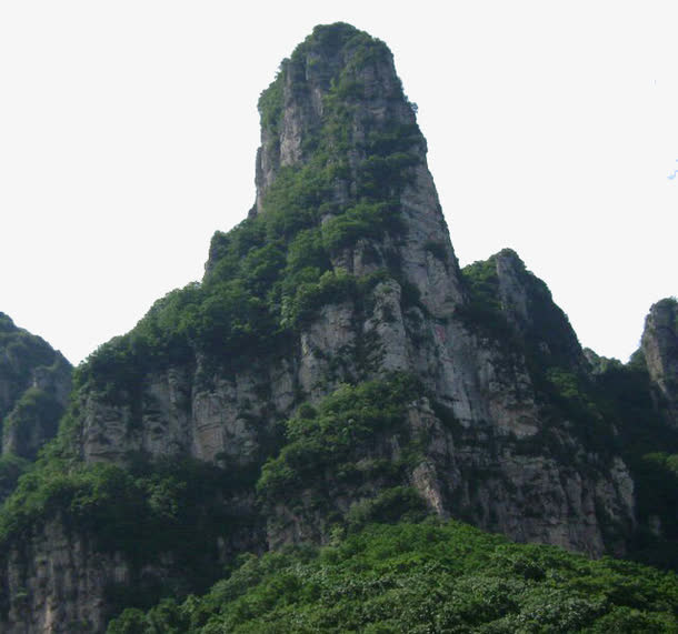 庐山的高山峭壁免抠