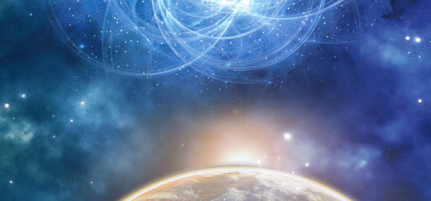 科技星空背景免抠