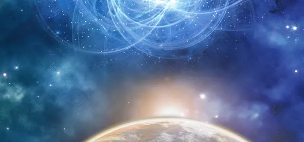 科技星空背景免抠