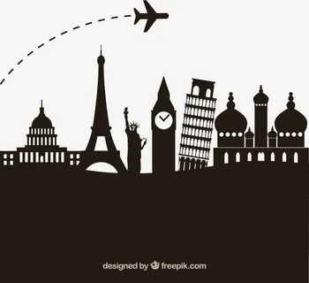 旅游素材矢量免抠