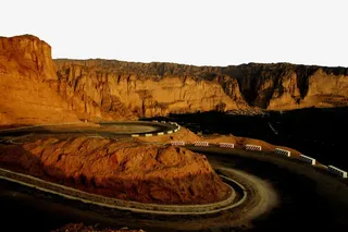 甘肃旅游黄河石林免抠