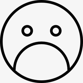 悲伤的脸图标免抠